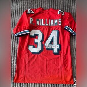 Ricky Williams Signed Miami Color Rush Football Jersey (Beckett Authenticated)